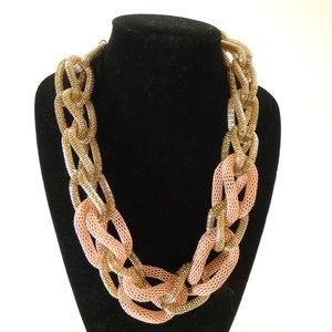 aldo chunky mesh chain necklace